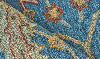 Exquisite Rugs Newport 7330 Blue/Ivory Area Rug Pile Image