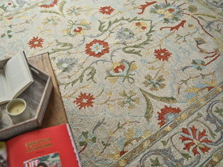 Exquisite Rugs Newport 7331 Beige Area Rug Lifestyle Image Feature