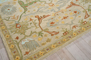 Exquisite Rugs Hamilton 7332 Beige/Multi Area Rug Corner Image