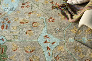 Exquisite Rugs Hamilton 7332 Beige/Multi Area Rug Detail Image