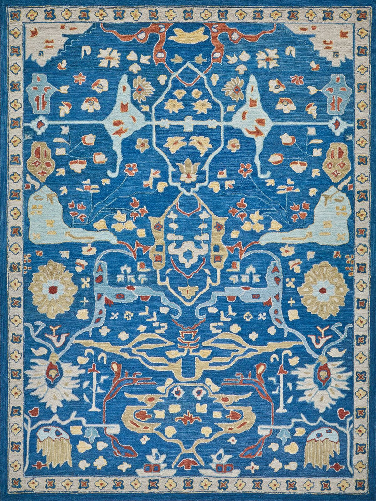 Exquisite Rugs Hamilton 7333 Navy/Multi Area Rug main image