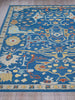 Exquisite Rugs Hamilton 7333 Navy/Multi Area Rug Closeup Image