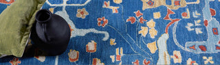 Exquisite Rugs Hamilton 7333 Navy/Multi Area Rug Lifestyle Image Feature