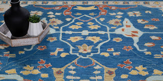 Exquisite Rugs Hamilton 7333 Navy/Multi Area Rug Detail Image