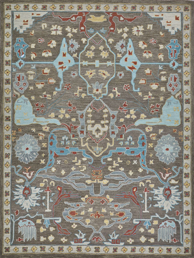 Exquisite Rugs Hamilton 7334 Taupe/Multi Area Rug main image