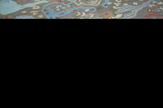 Exquisite Rugs Hamilton 7334 Taupe/Multi Area Rug Corner Image