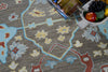 Exquisite Rugs Hamilton 7334 Taupe/Multi Area Rug Lifestyle Image Feature