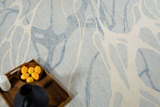Exquisite Rugs Rio 7339 Blue/Ivory Area Rug Pile Image