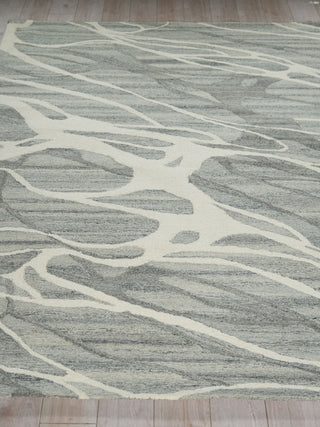 Exquisite Rugs Rio 7340 Gray/Ivory Area Rug Closeup Image