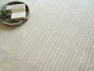 Exquisite Rugs Dusseldorf 7342 Silver/Ivory Area Rug Detail Image