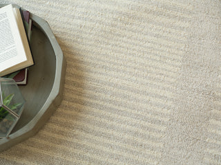 Exquisite Rugs Dusseldorf 7342 Silver/Ivory Area Rug Lifestyle Image Feature