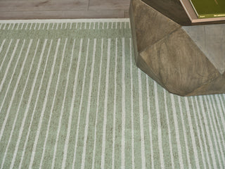 Exquisite Rugs Dusseldorf 7343 Sage Green/Ivory Area Rug Lifestyle Image Feature