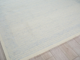 Exquisite Rugs Dusseldorf 7344 Blue/Ivory Area Rug Corner Image