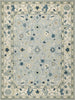 Exquisite Rugs Elegance 7353 Light Blue/Ivory/Navy Area Rug main image