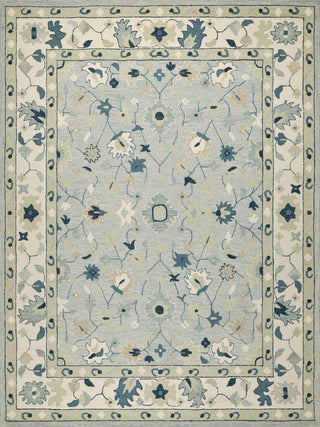 Exquisite Rugs Elegance 7353 Light Blue/Ivory/Navy Area Rug main image