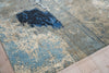 Exquisite Rugs Picasso 7360 Blue/Silver/Black Area Rug Corner Image