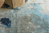 Exquisite Rugs Picasso 7360 Blue/Silver/Black Area Rug Detail Image