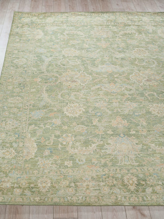 Exquisite Rugs Santorini 7413 Green Area Rug Closeup Image