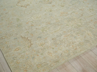 Exquisite Rugs Santorini 7417 Light Silver Area Rug Corner Image