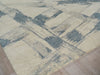 Exquisite Rugs Moderno 7420 Blue/Taupe Area Rug Corner Image