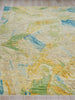 Exquisite Rugs Moderno 7425 Yellow/Green/Blue Area Rug Closeup Image