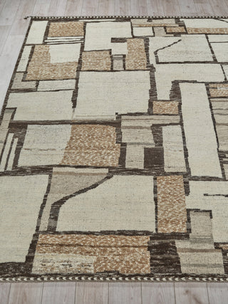 Exquisite Rugs Alcama 7454 Beige/Ivory/Brown Area Rug Closeup Image