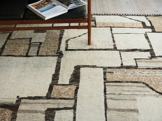 Exquisite Rugs Alcama 7454 Beige/Ivory/Brown Area Rug Detail Image