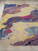Exquisite Rugs Solara 7478 Purple/Yellow/Multi Area Rug Closeup Image