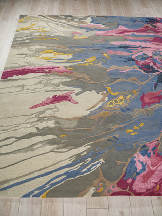 Exquisite Rugs Solara 7480 Pink/Blue/Multi Area Rug Closeup Image