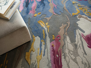 Exquisite Rugs Solara 7480 Pink/Blue/Multi Area Rug Lifestyle Image Feature
