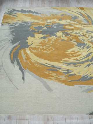 Exquisite Rugs Solara 7481 Yellow/Multi Area Rug Closeup Image