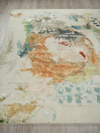 Exquisite Rugs Vibrance 7483 Pink/Peach/Multi Area Rug Closeup Image