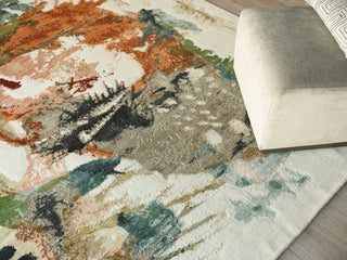 Exquisite Rugs Vibrance 7483 Pink/Peach/Multi Area Rug Detail Image