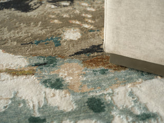 Exquisite Rugs Vibrance 7483 Pink/Peach/Multi Area Rug Lifestyle Image Feature
