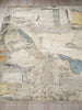 Exquisite Rugs Floor Art 7486 Blue/Silver/Multi Area Rug Closeup Image