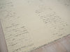 Exquisite Rugs Sunstone 7489 Ivory/Black Area Rug Corner Image