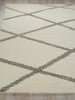 Exquisite Rugs Sunstone 7490 Ivory/Black Area Rug Closeup Image