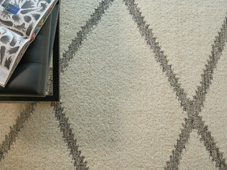 Exquisite Rugs Sunstone 7490 Ivory/Black Area Rug Lifestyle Image Feature