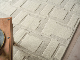 Exquisite Rugs Malmo 7497 Ivory/Beige/Taupe Area Rug Lifestyle Image Feature
