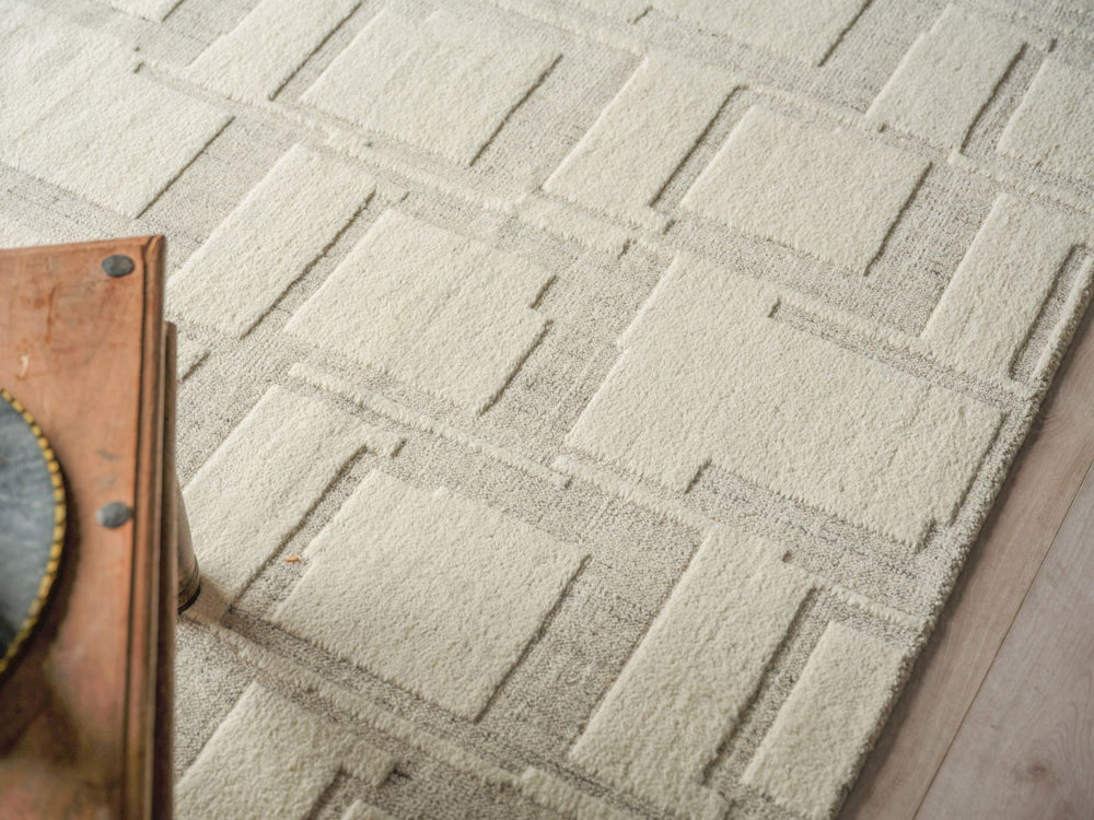 Exquisite Rugs Malmo 7497 Ivory/Beige/Taupe Area Rug Lifestyle Image Feature