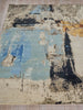 Exquisite Rugs Picasso 7509 Blue Area Rug Closeup Image