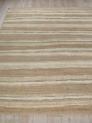 Exquisite Rugs Oslo 7513 Ivory/Brown Area Rug Closeup Image