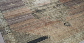 Exquisite Rugs Estate 7516 Beige/Purple Area Rug Corner Image
