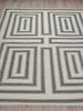 Exquisite Rugs Studio 7531 Ivory/Black Area Rug Closeup Image