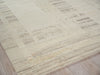 Exquisite Rugs Oslo 7537 Silver/Ivory Area Rug Corner Image