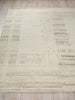Exquisite Rugs Oslo 7537 Silver/Ivory Area Rug Closeup Image