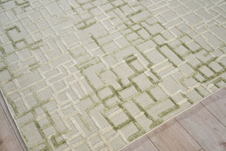 Exquisite Rugs Vista 7571 Green Area Rug Corner Image