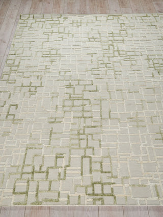 Exquisite Rugs Vista 7571 Green Area Rug Closeup Image