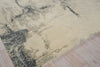 Exquisite Rugs Moderno 7572 Ivory/Black/Silver Area Rug Corner Image