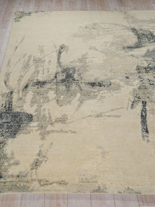 Exquisite Rugs Moderno 7572 Ivory/Black/Silver Area Rug Closeup Image